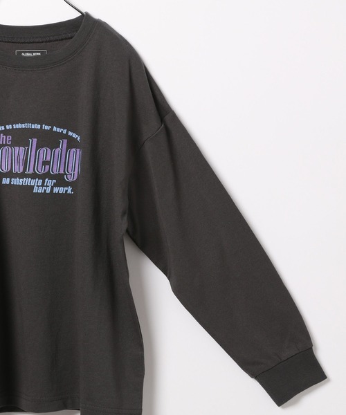 GLOBAL WORK(グローバルワーク)の「ヘビロッTEE/プリント長袖/162587(Tシャツ/カットソー・キッズ・ブルー/ホワイト系5/グレー系9/ホワイト系6/グレー系8/ホワイト系その他3/ベージュ系その他・100cm/110cm/120cm/130cm/140cm/150cm/160cm)」の13枚目の写真