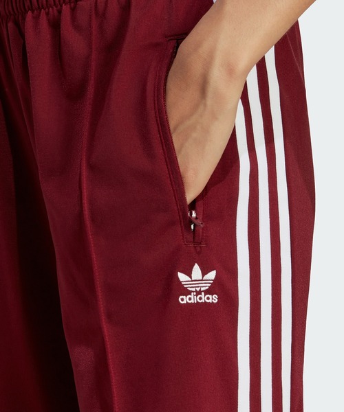 【美品】adidas トラックパンツ　バーガンディ アディダス アディカラー ウーブン ファイヤーバードトラック