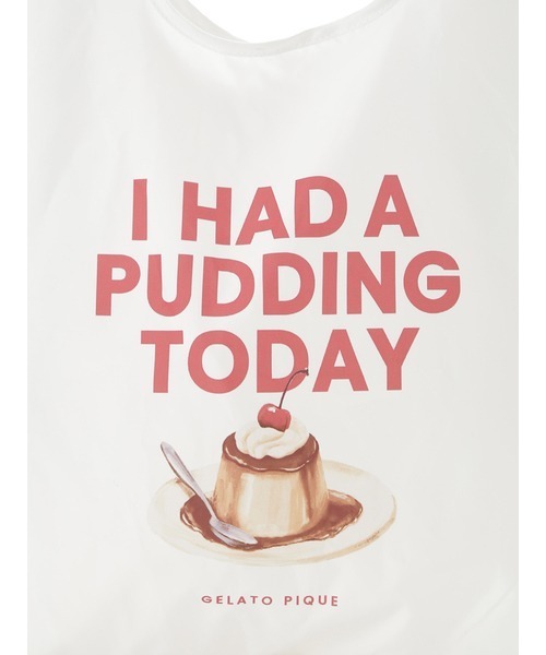 gelato pique（ジェラートピケ）の「プリンワンポイント柄マチ付きエコ