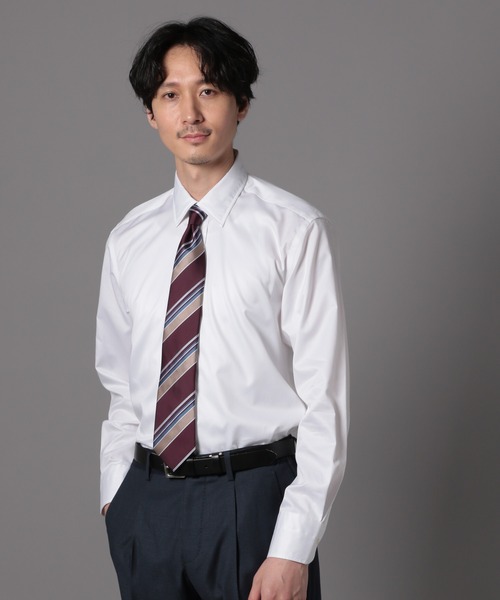 GLOBAL WORK(グローバルワーク)の「ブロードシャツ/Salon de GW/163999(シャツ/ブラウス・メンズ・ネイビー/その他1/スカイブルー・X-LARGE/SMALL/LARGE/MEDIUM)」の3枚目の写真