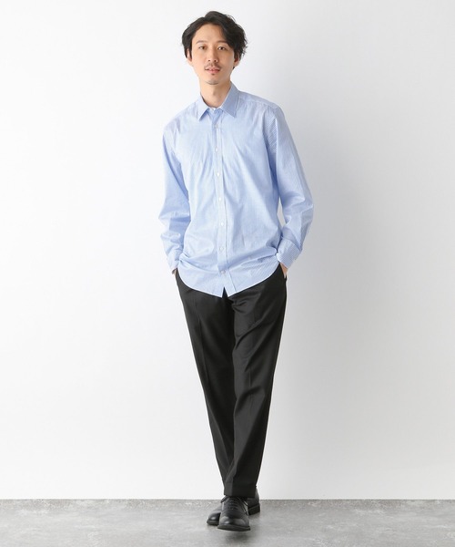 GLOBAL WORK(グローバルワーク)の「ブロードシャツ/Salon de GW/163999(シャツ/ブラウス・メンズ・ネイビー/その他1/スカイブルー・X-LARGE/SMALL/LARGE/MEDIUM)」の5枚目の写真