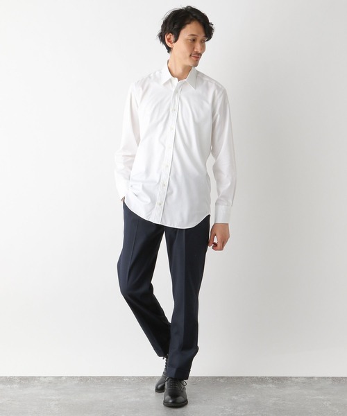 GLOBAL WORK(グローバルワーク)の「ブロードシャツ/Salon de GW/163999(シャツ/ブラウス・メンズ・ネイビー/その他1/スカイブルー・X-LARGE/SMALL/LARGE/MEDIUM)」の9枚目の写真