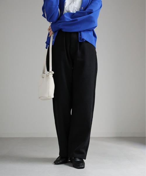 sakishimatokyo(サキシマトーキョー)の「クリップタックパンツ(デニムパンツ・レディース・ベージュ/ブラック/カーキ/オフホワイト・M/L)」の18枚目の写真