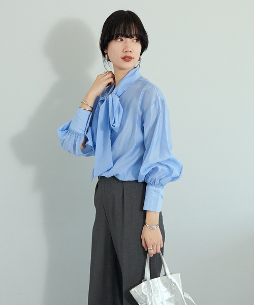 SHENERY（シーナリー）の「ボウタイシアーブラウス（シャツ/ブラウス