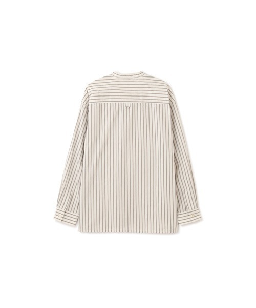 MHL.（エムエイチエル）の「OUTLINE COTTON STRIPE（シャツ/ブラウス・メンズ・ホワイト系その他3・LARGE/MEDIUM/SMALL）」の3枚目の写真