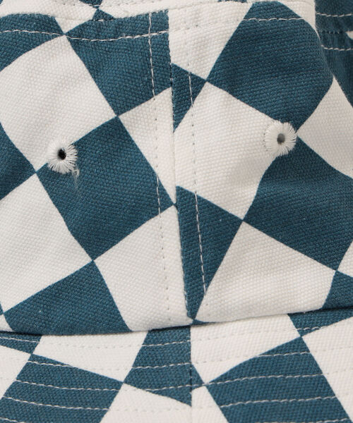 B:MING by BEAMS（ビーミングバイビームス）の「B:MING by BEAMS / ダイヤ柄 バケットハット（ハット・キッズ・ネイビー/オレンジ・ONE SIZE）」の8枚目の写真