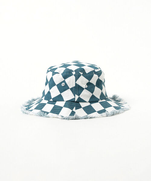 B:MING by BEAMS（ビーミングバイビームス）の「B:MING by BEAMS / ダイヤ柄 バケットハット（ハット・キッズ・ネイビー/オレンジ・ONE SIZE）」の15枚目の写真