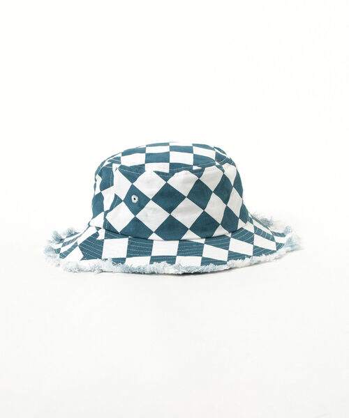 B:MING by BEAMS（ビーミングバイビームス）の「B:MING by BEAMS / ダイヤ柄 バケットハット（ハット・キッズ・ネイビー/オレンジ・ONE SIZE）」の17枚目の写真