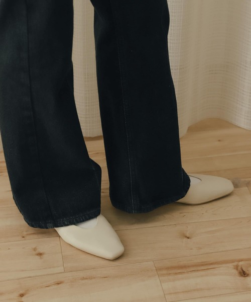 SENSE OF PLACE by URBAN RESEARCH（センスオブプレイスバイアーバンリサーチ）の「クッションフラットシューズ（パンプス・レディース・ライトベージュ/アイボリー/ブラック・SMALL/MEDIUM/LARGE）」の5枚目の写真