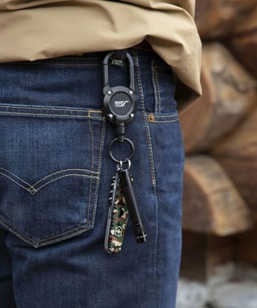 ROOT CO.（ルート）の「ROOT CO./ルート GRVT MAGREEL（キーホルダー・メンズ・ブラック/レッド/オリーブ/イエロー・ONE SIZE）」の7枚目の写真