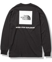 THE NORTH FACE/ザ・ノース・フェイス ロングスリーブバックスクエアロゴティー UVケア バックプリントロンＴ NT32343