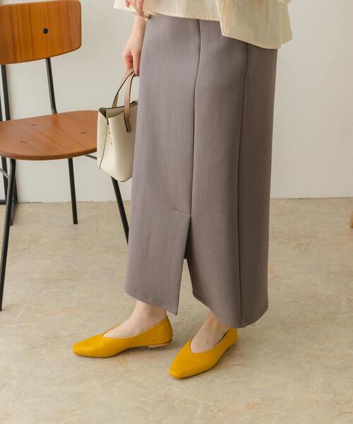 RODE SKO（ロデスコ）の「やわらかVカットフラットシューズ（バレエシューズ・レディース・イエロー/ミント/パープル系その他/ブラック/オフホワイト・37/38/36）」の21枚目の写真