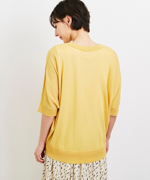 SHOO・LA・RUE（シューラルー）の「◆【時短コーデ/2点セット】シアードルマンニット＋タンクトップ（その他トップス・レディース・ブラック/ホワイト/グレー系/パープル系4/グリーン/イエロー・00）」の18枚目の写真