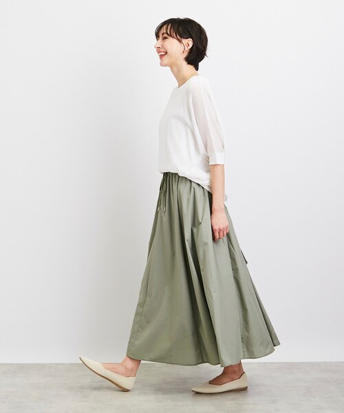 SHOO・LA・RUE（シューラルー）の「◆【時短コーデ/2点セット】シアードルマンニット＋タンクトップ（その他トップス・レディース・ブラック/ホワイト/グレー系/パープル系4/グリーン/イエロー・00）」の15枚目の写真