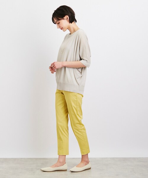 SHOO・LA・RUE（シューラルー）の「◆【時短コーデ/2点セット】シアードルマンニット＋タンクトップ（その他トップス・レディース・ブラック/ホワイト/グレー系/パープル系4/グリーン/イエロー・00）」の11枚目の写真