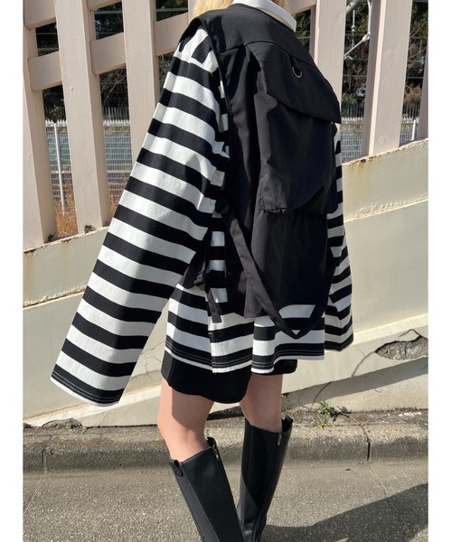 WC（ダブル シー）の「ミリタリーポケットベスト（ベスト・レディース・ピンク/ブラック・FREE）」の7枚目の写真