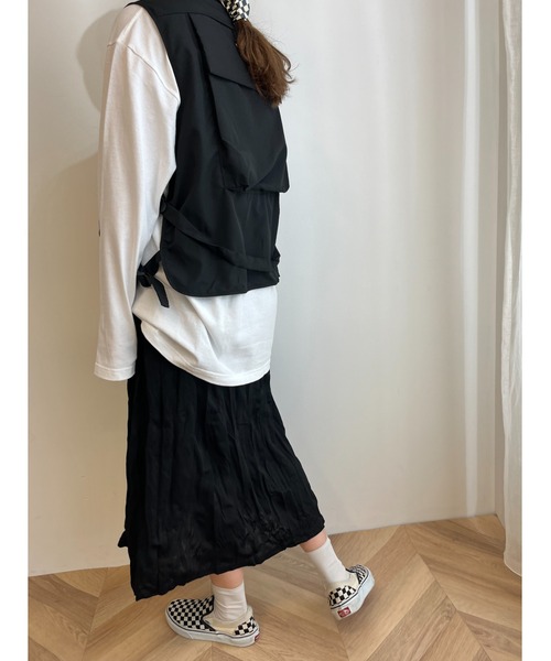 WC（ダブル シー）の「ミリタリーポケットベスト（ベスト・レディース・ピンク/ブラック・FREE）」の11枚目の写真