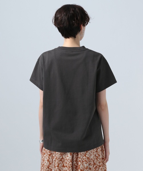 Champion(チャンピオン)の「【Champion(チャンピオン)】別注ロゴTSS(Tシャツ/カットソー・レディース・オフホワイト/ブラック/オートミール/ブルー・FREE)」の18枚目の写真
