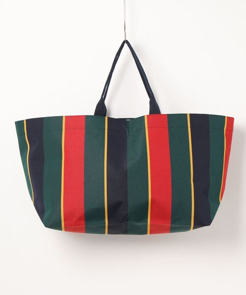 HOLLINGWORTH COUNTRY OUTFITTERS(ホリングワース カントリーアウトフィッターズ)の「【Hollingworth country outfitters/ホリングワース カントリーアウトフィッターズ】ラージトートバッグ ストライプ(トートバッグ・レディース・ネイビー系・FREE)」の10枚目の写真