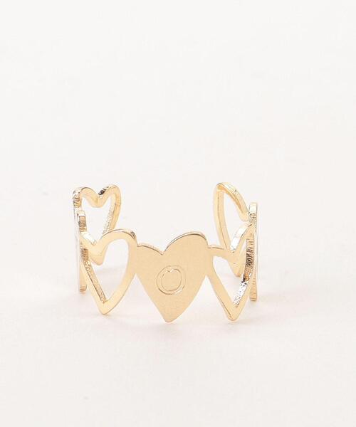 To b. by agnes b.（トゥービーバイアニエスベー）の「WT91 EAR CUFF ハートイヤーカフ（イヤリング・レディース・ゴールド・FREE）」の4枚目の写真