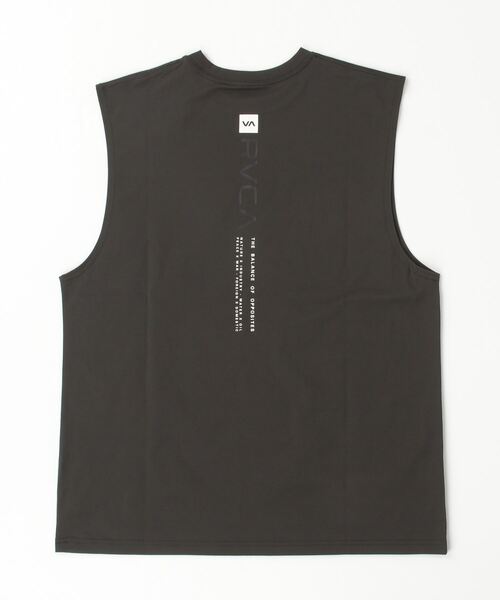 RVCA(ルーカ)の「RVCA メンズ 【SURF TEE】 VA VENT TANK ラッシュガード【2023年春夏モデル】/ルーカタンクトップラッシュガード(水着)(ラッシュガード・メンズ・ブラック/ブラック系その他/ホワイト・LARGE/MEDIUM/SMALL/X-LARGE)」の4枚目の写真