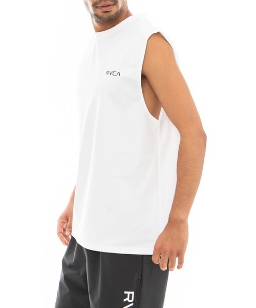 RVCA(ルーカ)の「RVCA メンズ 【SURF TEE】 VA VENT TANK ラッシュガード【2023年春夏モデル】/ルーカタンクトップラッシュガード(水着)(ラッシュガード・メンズ・ブラック/ブラック系その他/ホワイト・LARGE/MEDIUM/SMALL/X-LARGE)」の7枚目の写真