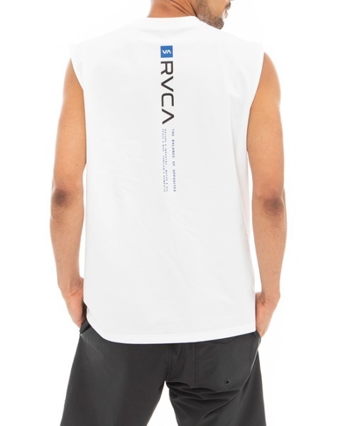 RVCA(ルーカ)の「RVCA メンズ 【SURF TEE】 VA VENT TANK ラッシュガード【2023年春夏モデル】/ルーカタンクトップラッシュガード(水着)(ラッシュガード・メンズ・ブラック/ブラック系その他/ホワイト・LARGE/MEDIUM/SMALL/X-LARGE)」の8枚目の写真