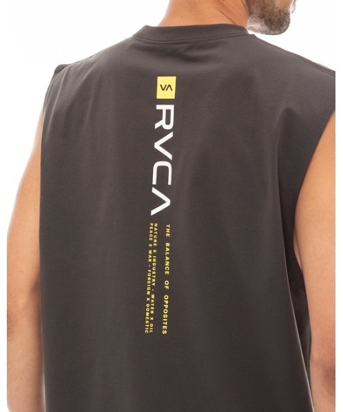 RVCA(ルーカ)の「RVCA メンズ 【SURF TEE】 VA VENT TANK ラッシュガード【2023年春夏モデル】/ルーカタンクトップラッシュガード(水着)(ラッシュガード・メンズ・ブラック/ブラック系その他/ホワイト・LARGE/MEDIUM/SMALL/X-LARGE)」の16枚目の写真