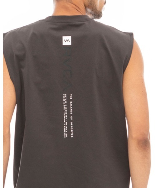 RVCA(ルーカ)の「RVCA メンズ 【SURF TEE】 VA VENT TANK ラッシュガード【2023年春夏モデル】/ルーカタンクトップラッシュガード(水着)(ラッシュガード・メンズ・ブラック/ブラック系その他/ホワイト・LARGE/MEDIUM/SMALL/X-LARGE)」の18枚目の写真