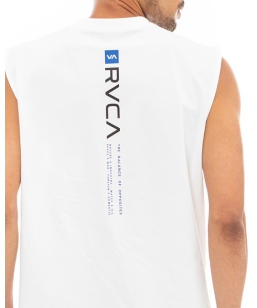 RVCA(ルーカ)の「RVCA メンズ 【SURF TEE】 VA VENT TANK ラッシュガード【2023年春夏モデル】/ルーカタンクトップラッシュガード(水着)(ラッシュガード・メンズ・ブラック/ブラック系その他/ホワイト・LARGE/MEDIUM/SMALL/X-LARGE)」の9枚目の写真