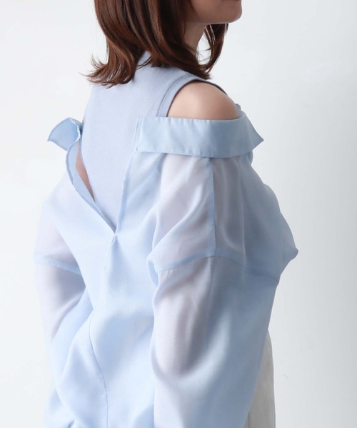 マルチｗａｙシアーシャツレイヤードＴＯＰＳ