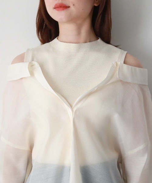 マルチｗａｙシアーシャツレイヤードＴＯＰＳ