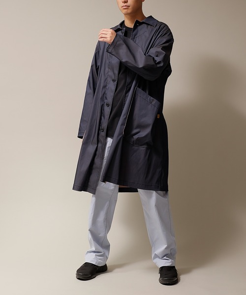 NUMBER (N)INE(ナンバーナイン)の「NUMBER (N)INE/ナンバーナイン BALMACAAN COAT/高密度ダブルフェイス配色バルマカーンコート(ステンカラーコート・メンズ・ネイビー/ブラック・3/4)」の17枚目の写真