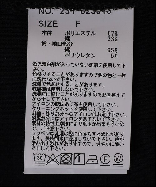 DOUBLE NAME（ダブルネーム）の「ミニ恐竜ワッペンポロシャツ（ポロシャツ・レディース・キナリ/グリーン/ブラック・FREE）」の16枚目の写真