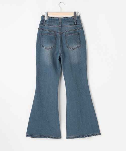 LOVETOXIC（ラブトキシック）の「デニムフレアパンツ（その他パンツ・キッズ・ブルー・S/M/L）」の8枚目の写真