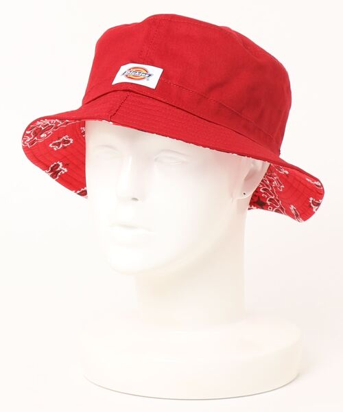 Dickies（ディッキーズ）の「【Dickies×Hav-a-hank】 REVERSIBLE BANDANNA HAT（ハット・レディース・レッド/ブラック・FREE）」の2枚目の写真