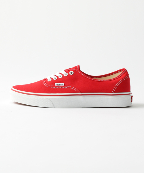 JOURNAL STANDARD relume（ジャーナルスタンダード　レリューム）の「VANS / ヴァンズ  Authentic VN000EE3BKA/VN000EE3RED（スニーカー・メンズ・ブラック/レッド・26cm/26.5cm/27cm/27.5cm/28cm）」の3枚目の写真