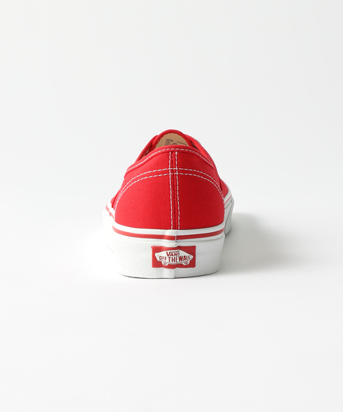 JOURNAL STANDARD relume（ジャーナルスタンダード　レリューム）の「VANS / ヴァンズ  Authentic VN000EE3BKA/VN000EE3RED（スニーカー・メンズ・ブラック/レッド・26cm/26.5cm/27cm/27.5cm/28cm）」の4枚目の写真