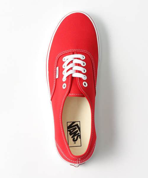 JOURNAL STANDARD relume（ジャーナルスタンダード　レリューム）の「VANS / ヴァンズ  Authentic VN000EE3BKA/VN000EE3RED（スニーカー・メンズ・ブラック/レッド・26cm/26.5cm/27cm/27.5cm/28cm）」の7枚目の写真