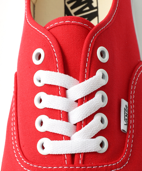 JOURNAL STANDARD relume（ジャーナルスタンダード　レリューム）の「VANS / ヴァンズ  Authentic VN000EE3BKA/VN000EE3RED（スニーカー・メンズ・ブラック/レッド・26cm/26.5cm/27cm/27.5cm/28cm）」の9枚目の写真