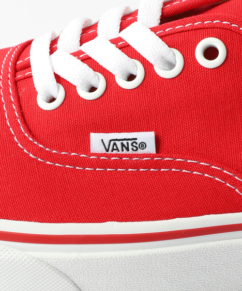JOURNAL STANDARD relume（ジャーナルスタンダード　レリューム）の「VANS / ヴァンズ  Authentic VN000EE3BKA/VN000EE3RED（スニーカー・メンズ・ブラック/レッド・26cm/26.5cm/27cm/27.5cm/28cm）」の10枚目の写真