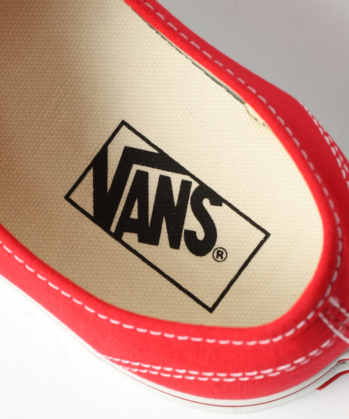 JOURNAL STANDARD relume（ジャーナルスタンダード　レリューム）の「VANS / ヴァンズ  Authentic VN000EE3BKA/VN000EE3RED（スニーカー・メンズ・ブラック/レッド・26cm/26.5cm/27cm/27.5cm/28cm）」の12枚目の写真