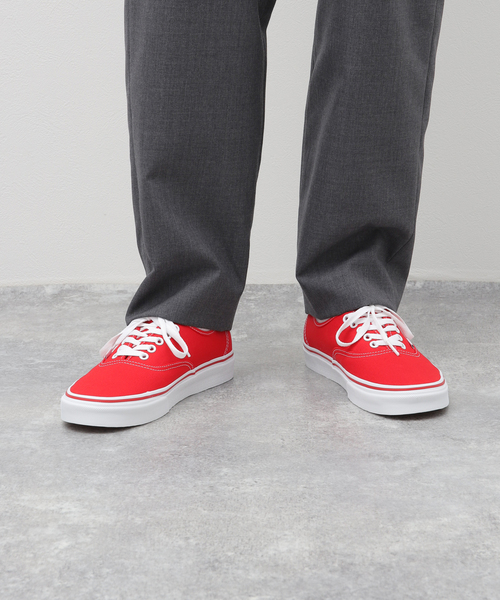 JOURNAL STANDARD relume（ジャーナルスタンダード　レリューム）の「VANS / ヴァンズ  Authentic VN000EE3BKA/VN000EE3RED（スニーカー・メンズ・ブラック/レッド・26cm/26.5cm/27cm/27.5cm/28cm）」の15枚目の写真