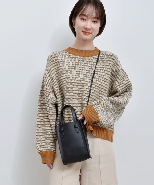 RETRO GIRL（レトロガール）の「2wayポシェット（ショルダーバッグ・レディース・ブラック/シルバー/ナチュラル・ONE SIZE）」の9枚目の写真