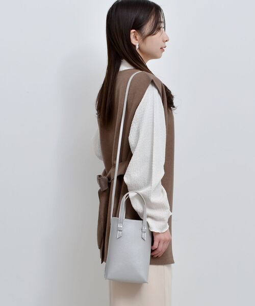 RETRO GIRL（レトロガール）の「2wayポシェット（ショルダーバッグ・レディース・ブラック/シルバー/ナチュラル・ONE SIZE）」の11枚目の写真