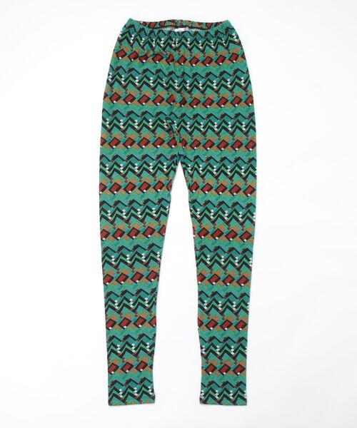 HealthKnit / ヘルスニット 】幾何学模様 総柄 レギンス 4167