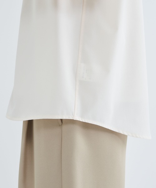 STUDIOUS（ステュディオス）の「【WEB限定】WORSTEX SHORT SLEEVE SHIRT/リラックスフィット ハーフスリーブシャツ（シャツ/ブラウス・メンズ・オフホワイト/ブラック/グレイッシュベージュ/ライトブルー/ダークグレー・1/2/3）」の19枚目の写真