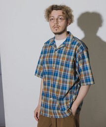 BEAMS | BEAMS / ルーズフィット チェック オープンカラーシャツ(シャツ/ブラウス)