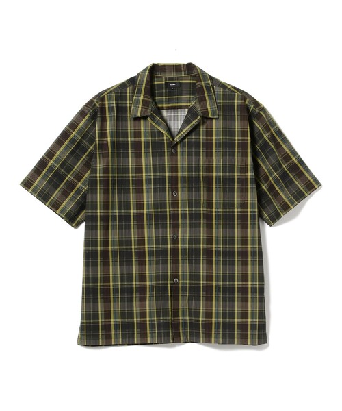 BEAMS(ビームス)の「BEAMS / ルーズフィット チェック オープンカラーシャツ(シャツ/ブラウス・メンズ・ブルー/ブラウン/オレンジ・M/L/XL/S)」の15枚目の写真