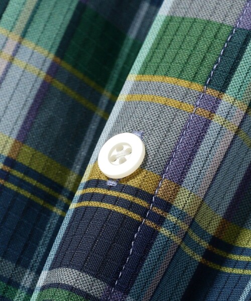 BEAMS(ビームス)の「BEAMS / ルーズフィット チェック オープンカラーシャツ(シャツ/ブラウス・メンズ・ブルー/ブラウン/オレンジ・M/L/XL/S)」の17枚目の写真